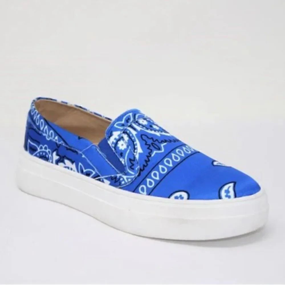 Mata Blue Bandana Coco Sneakers